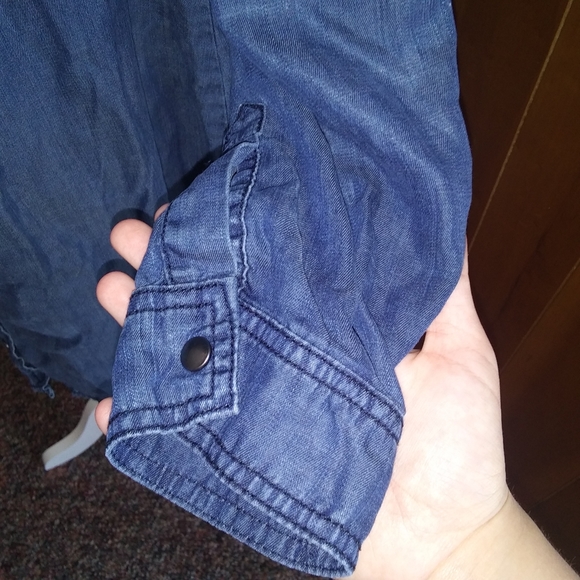 Maurices Long Sleeve Denim Dress - Picture 4 of 8